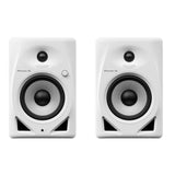 Pioneer DJ DM-50D 25W 5 in. Desktop Active Monitor Speakers (Pair, White)