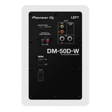 Pioneer DJ DM-50D 25W 5 in. Desktop Active Monitor Speakers (Pair, White)