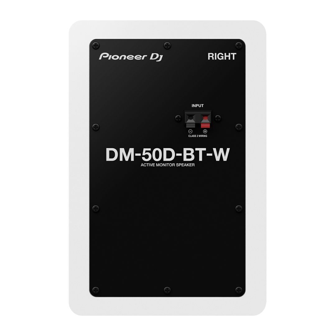 Pioneer DJ DM-50D 25W 5in Desktop Active Monitor Speakers with Bluetooth (White)