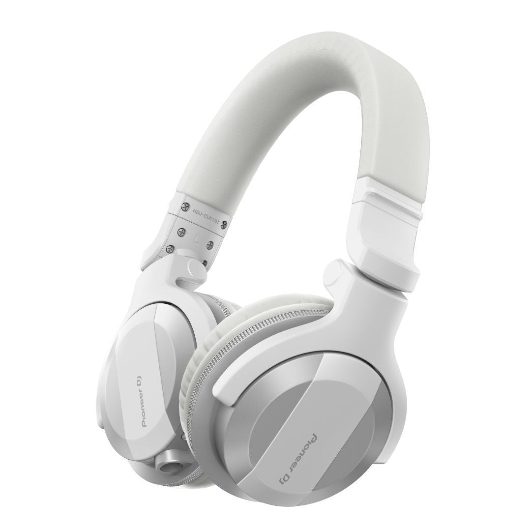 Pioneer DJ HDJ-CUE1-BT On-Ear Bluetooth DJ Headphones (White)