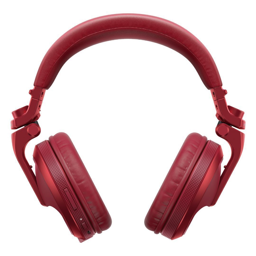 Pioneer DJ HDJ-X5BT Professional Closed-Back Over-Ear DJ Headphones (Red)