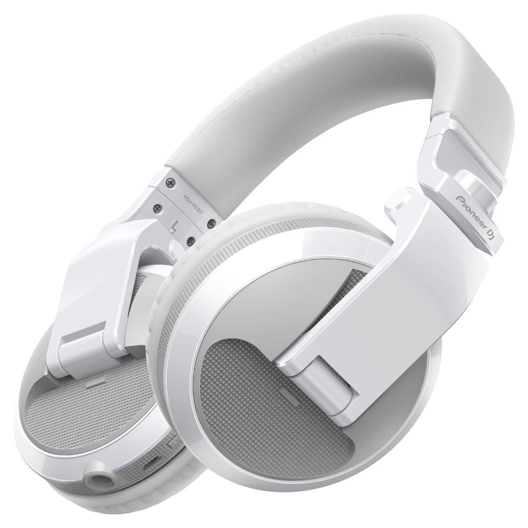 Pioneer DJ HDJ-X5BT Professional Closed-Back Over-Ear DJ Headphones (White)
