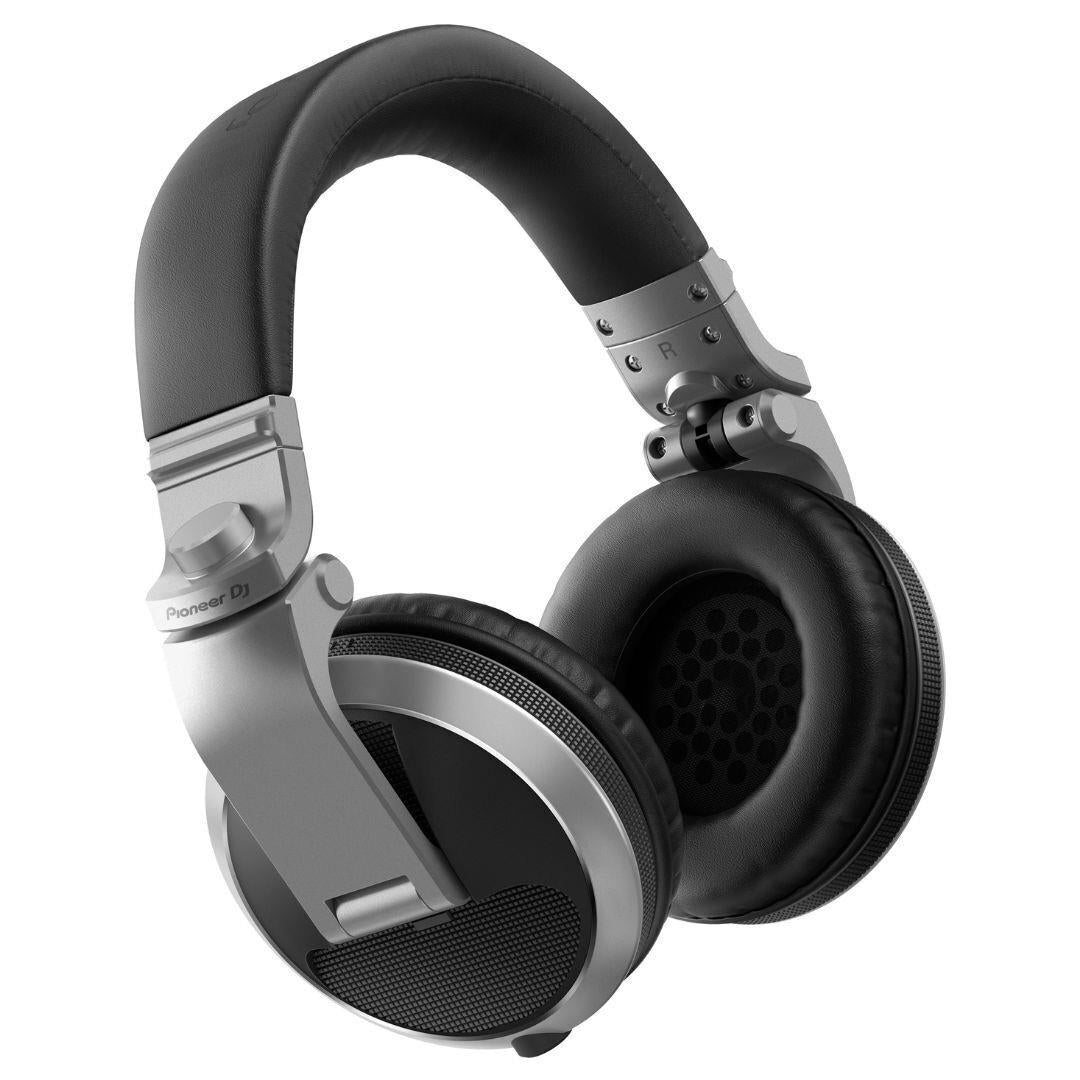 Pioneer DJ HDJ-X5 Professional Closed-back Over-Ear DJ Headphones (Silver)