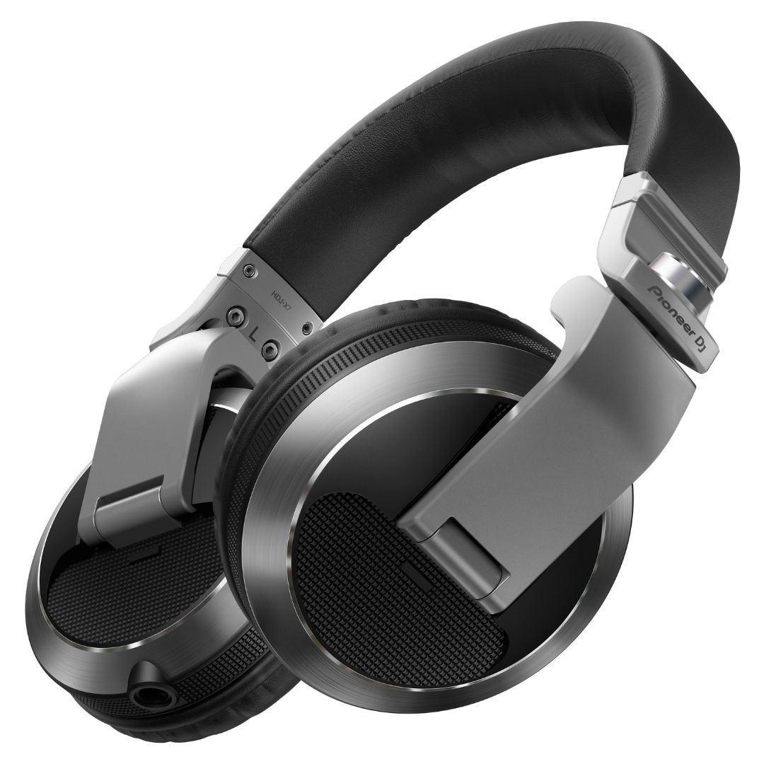 Pioneer DJ HDJ-X7 Professional Closed-Back Over-Ear DJ Headphones (Silver)