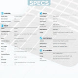 Schecter ZV-H6LLYW66D Electric Guitar (Gloss White) with Hardshell Case Bundle