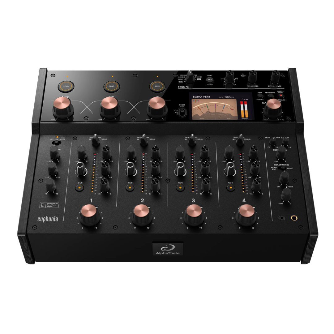 AlphaTheta Euphonia Professional 4-channel Rotary Mixer