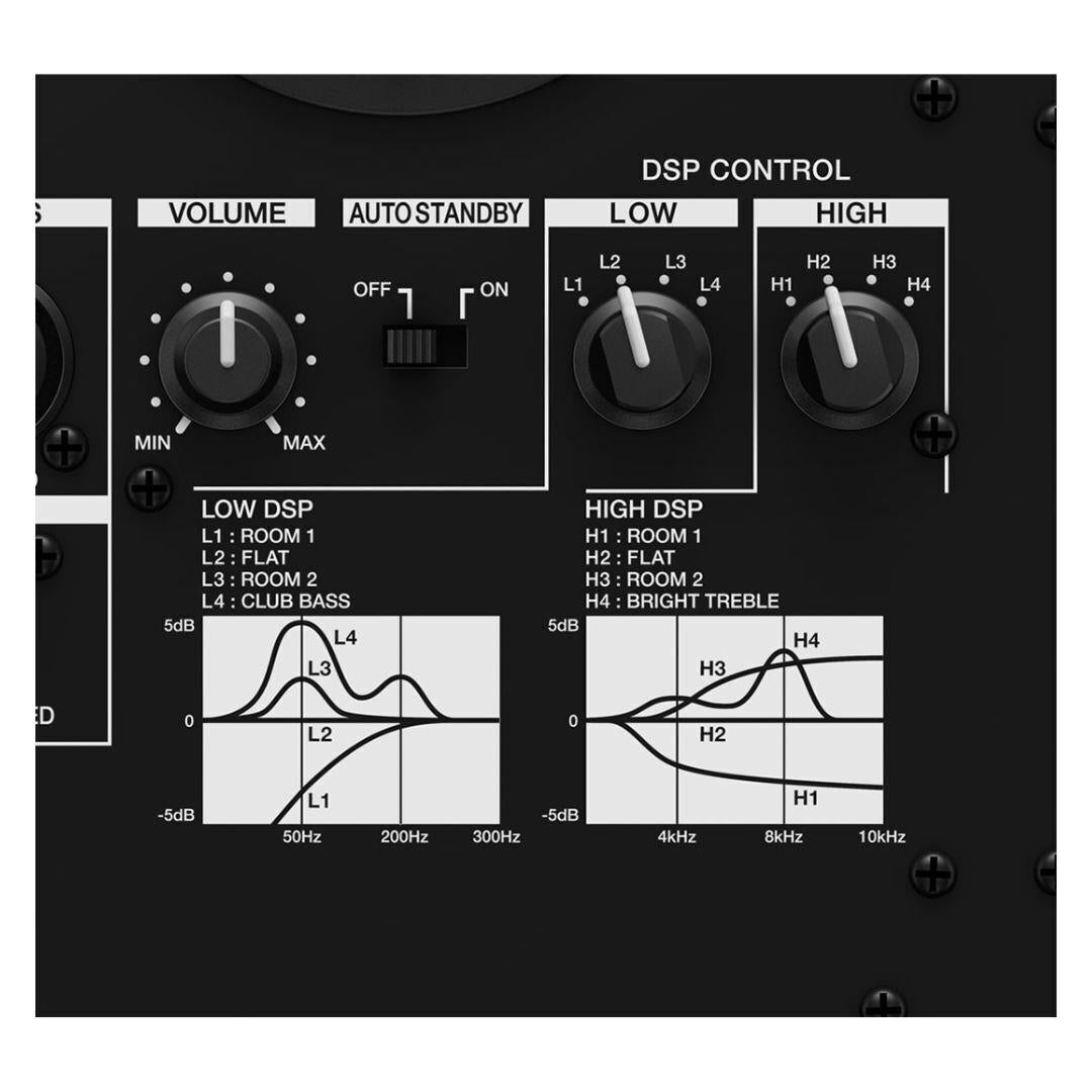 Pioneer DJ VM-50 60W 5.25 in Powered Studio Monitor (White)