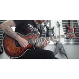 ESP LTD EC-1000 Evertune - Dark Brown Sunburst