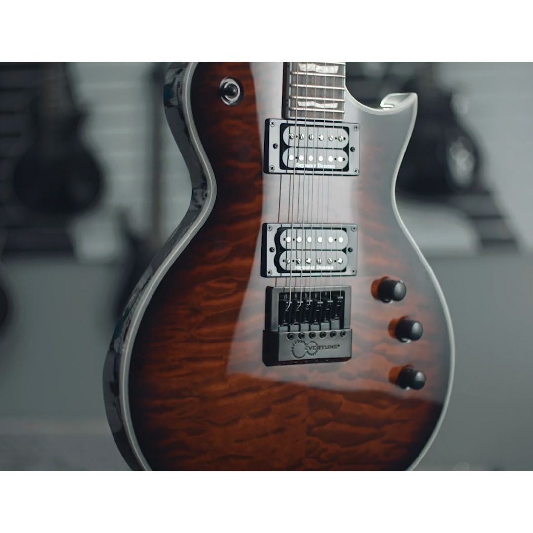 ESP LTD EC-1000 Evertune - Dark Brown Sunburst