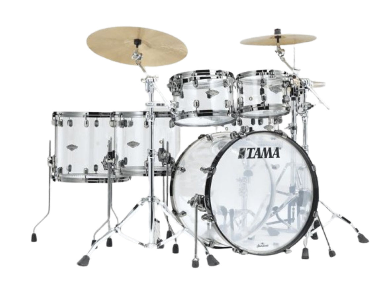 TAMA 50th Limited Starclassic Mirage 5-Piece with 22in Bass Drum (Crystal Ice)
