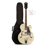 Gretsch G5420T Electric Guitar (2-Tone Vintage White London Grey) + Bag, Strings