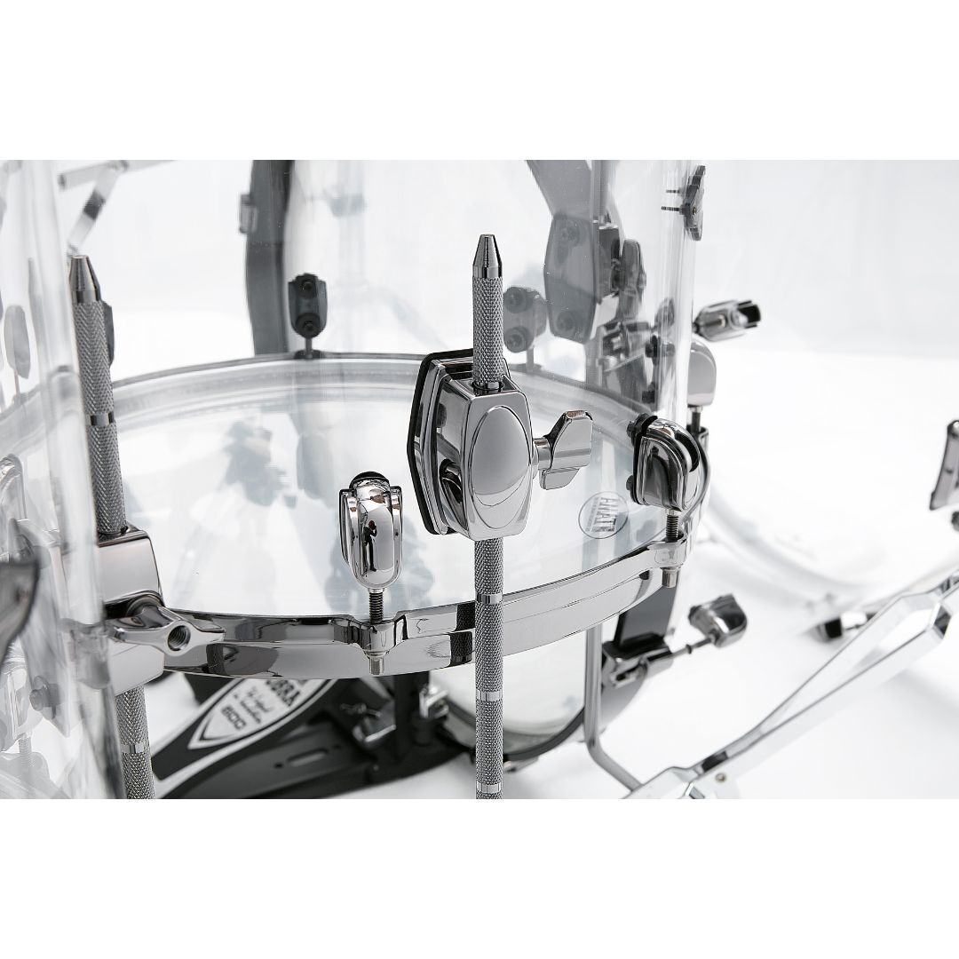 TAMA 50th Limited Starclassic Mirage 5-Piece with 22in Bass Drum (Crystal Ice)