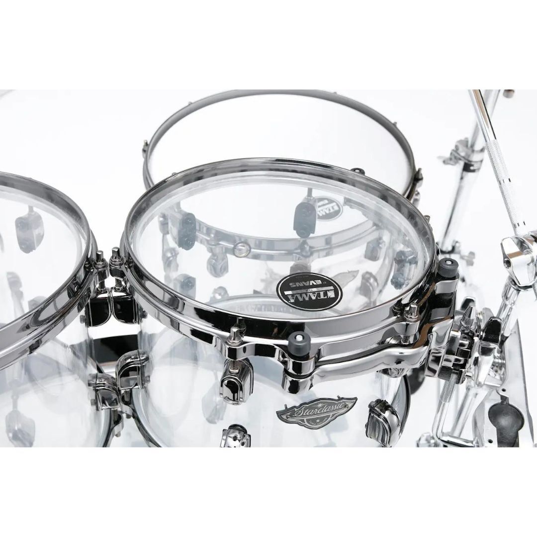 TAMA 50th Limited Starclassic Mirage 5-Piece with 22in Bass Drum (Crystal Ice)