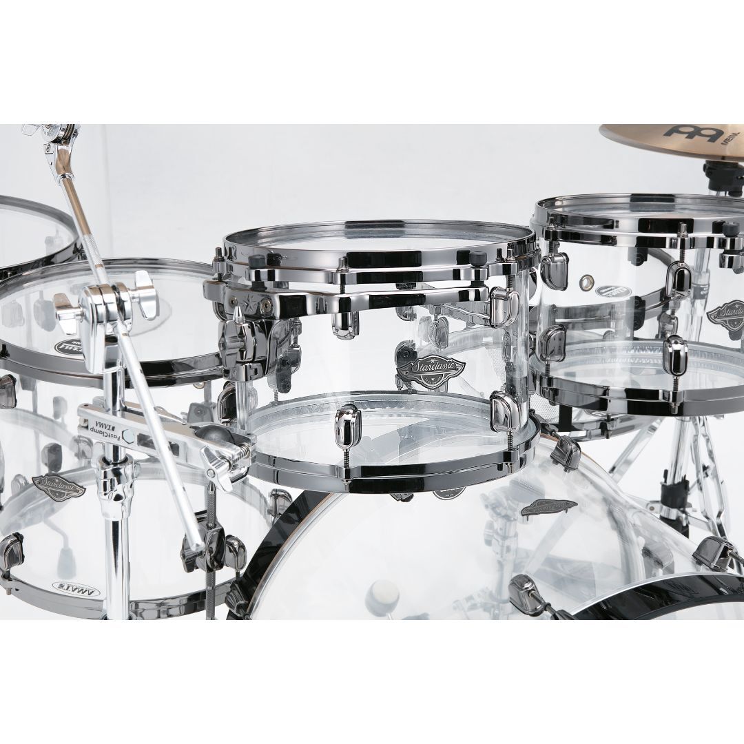 TAMA 50th Limited Starclassic Mirage 5-Piece with 22in Bass Drum (Crystal Ice)