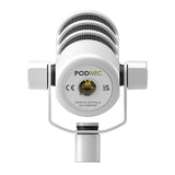 Rode PodMic Dynamic Podcasting Microphone (White)