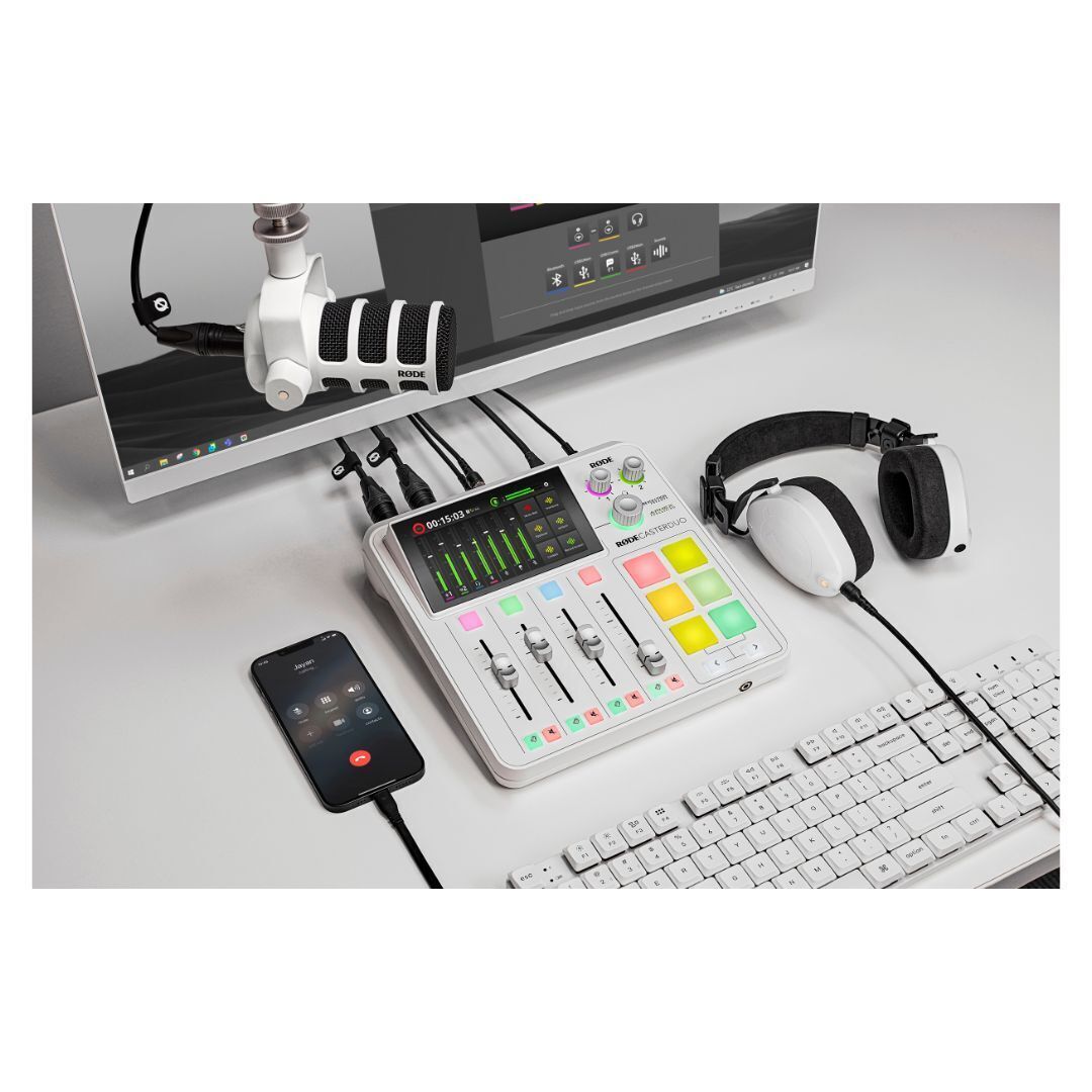 Rode NTH100W Professional Over-Ear Headphones (White)