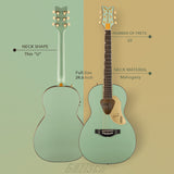 Gretsch G5021E Rancher Penguin Parlor Acoustic-Electric Guitar (Mint) with Case