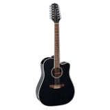 Takamine GD-35CE PW 12-string Dreadnought Acoustic-Electric Guitar - Gloss Black
