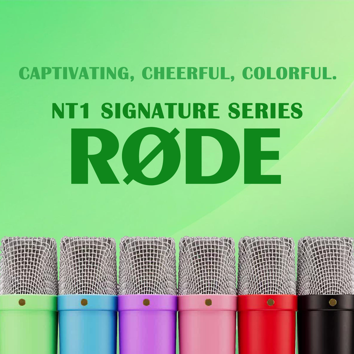 Rode NT1 Signature Series Studio Condenser Microphone (Green)