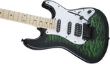 Jackson X Series Signature Adrian Smith SDXQM Electric Guitar Transparent Green