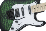 Jackson X Series Signature Adrian Smith SDXQM Electric Guitar Transparent Green