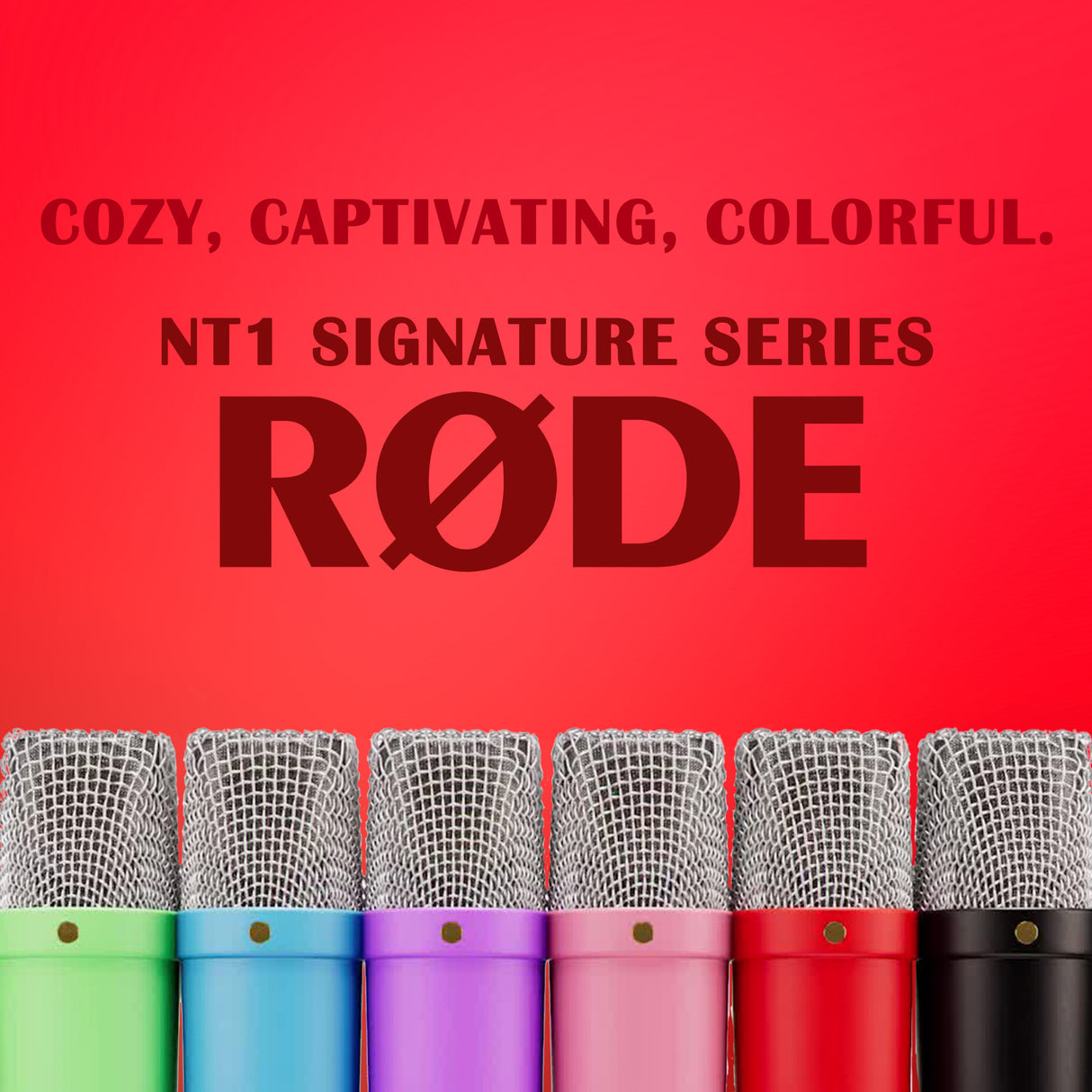 Rode NT1 Signature Series Studio Condenser Microphone (Red)