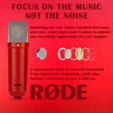 Rode NT1 Signature Series Studio Condenser Microphone (Red)