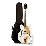 Gretsch G5422TG Electromatic Bigsby Electric Guitar (Snowcrest White) Bundle