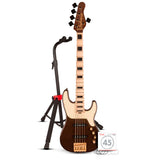 Jackson Gladys Pro Series Signature Concert Bass Guitar (Black Stone) Bundle