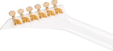 Jackson MJ Series Rhoads RR24MG Electric Guitar, White with Black Pinstripes