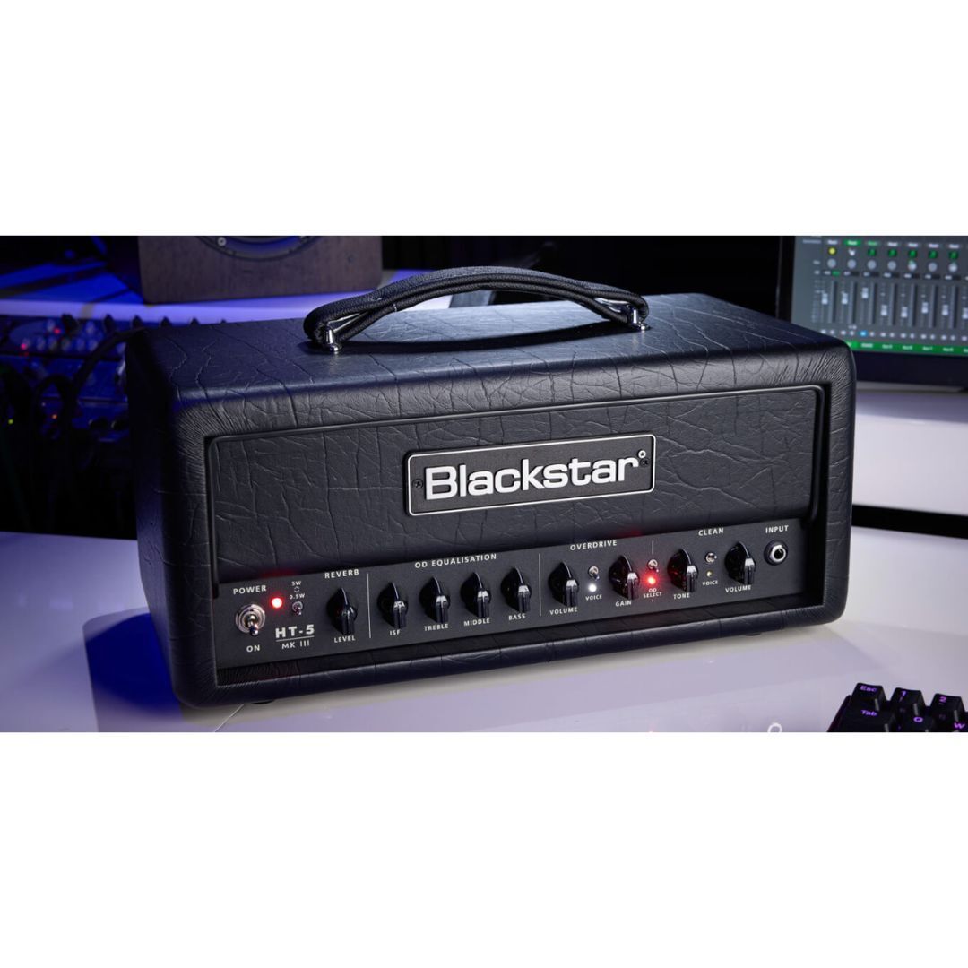 Blackstar HT-5RH MK3 5W Tube Amp Head with Patented ISF, and Studio Quality Reverb (Black)