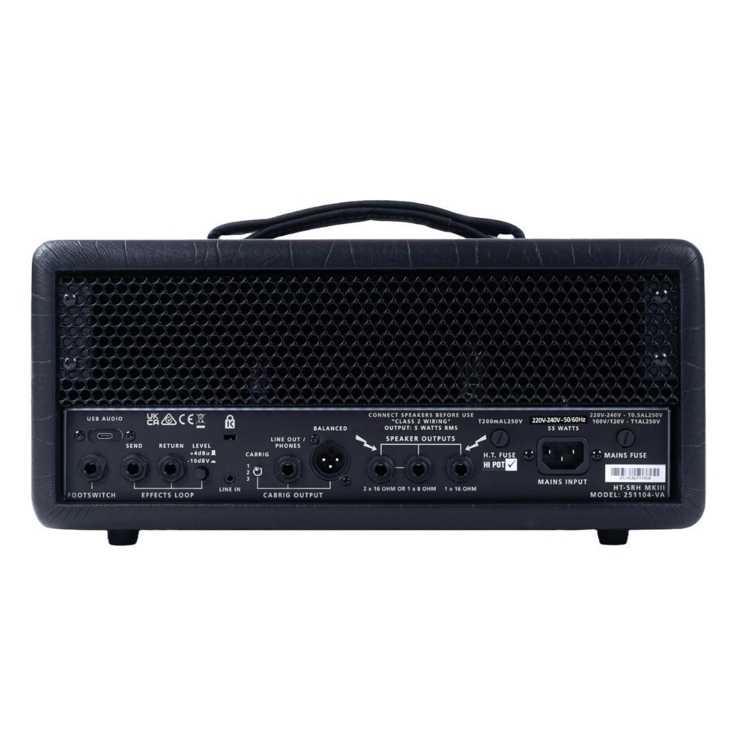 Blackstar HT-5RH MK3 5W Tube Amp Head with Patented ISF, and Studio Quality Reverb (Black)