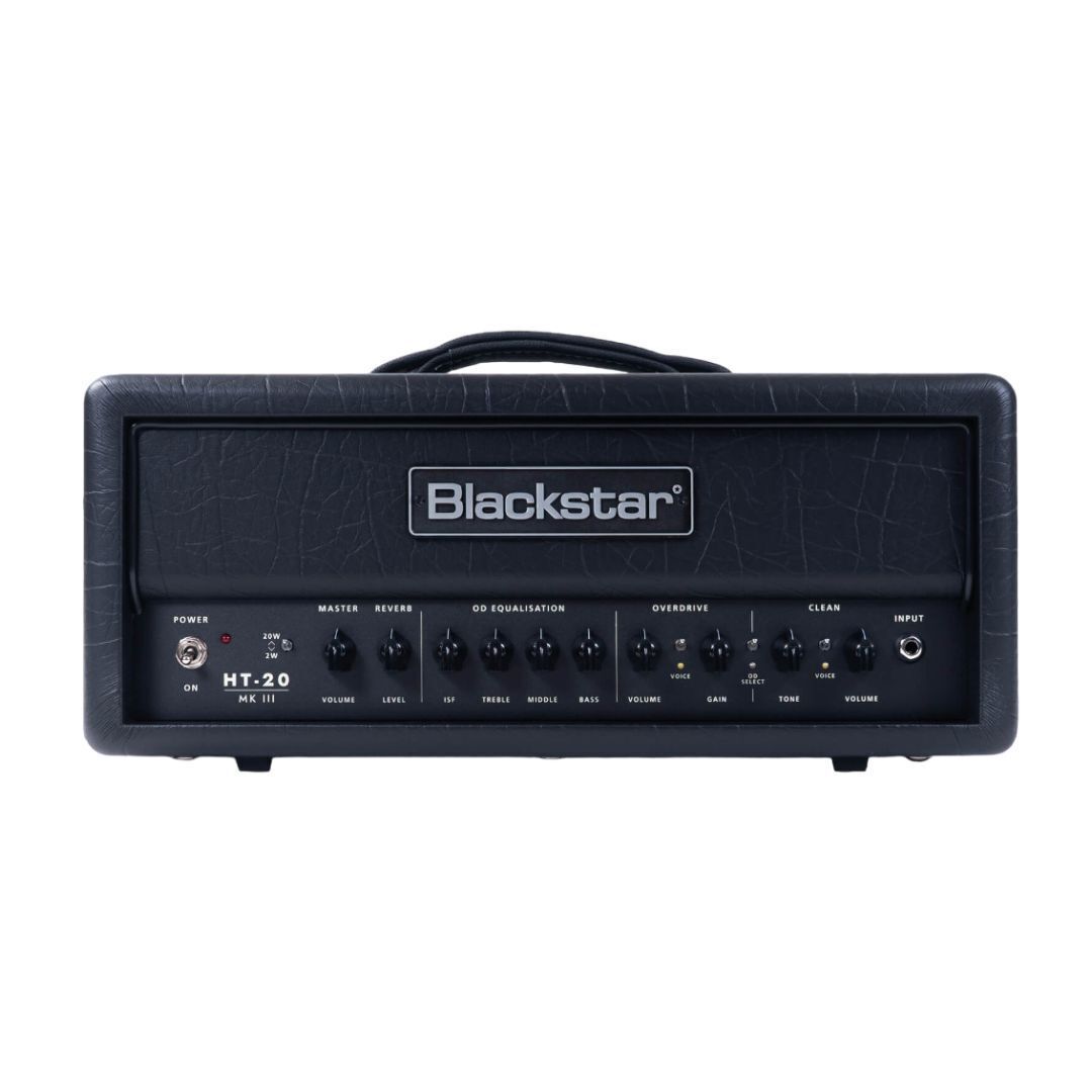 Blackstar HT-20RH MK3 20W Tube Amp Head with IR-Based CabRig Speaker Simulator (Black)