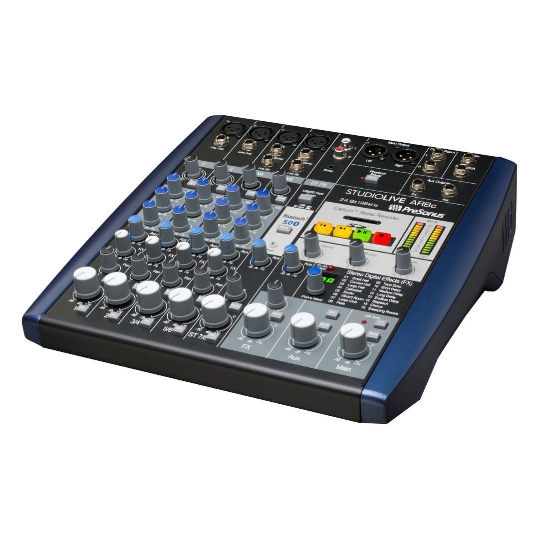 PreSonus StudioLive AR8c 8-Channel USB-C Hybrid Digital/Analog Performance Mixer