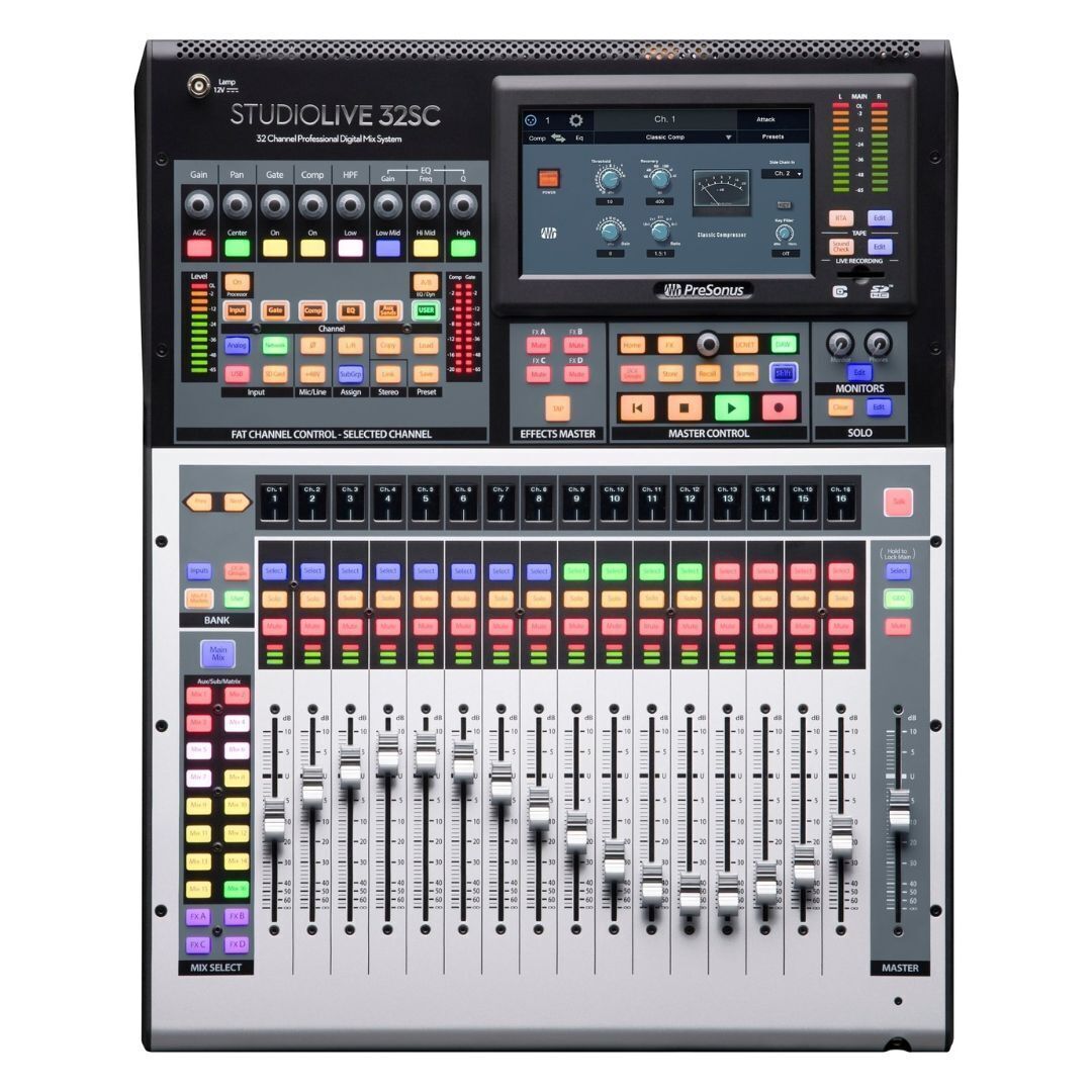 PreSonus StudioLive 32SC Compact 32-Channel/26-Bus Digital Mixer