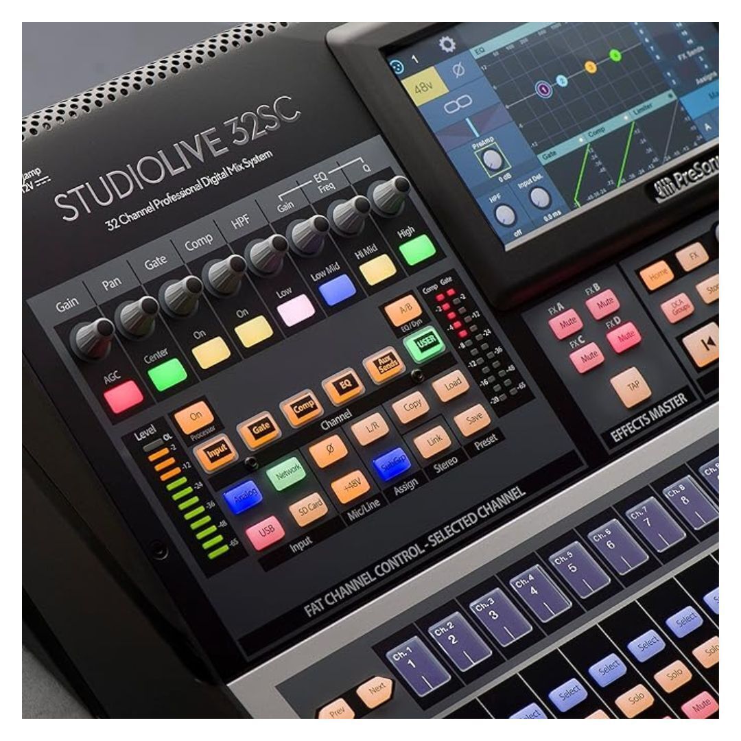 PreSonus StudioLive 32SC Compact 32-Channel/26-Bus Digital Mixer