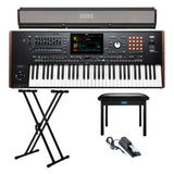 Korg 61-Key Pa5X Professional Arranger w/ PaAS MK2 3-Chan Amplification System