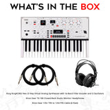 Korg KingKORG Neo 37-Key Virtual Analog Synthesizer with Headphones Bundle