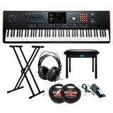Korg 76-Key Pa5X Professional Arranger with Adjustable Stand and Bench Bundle