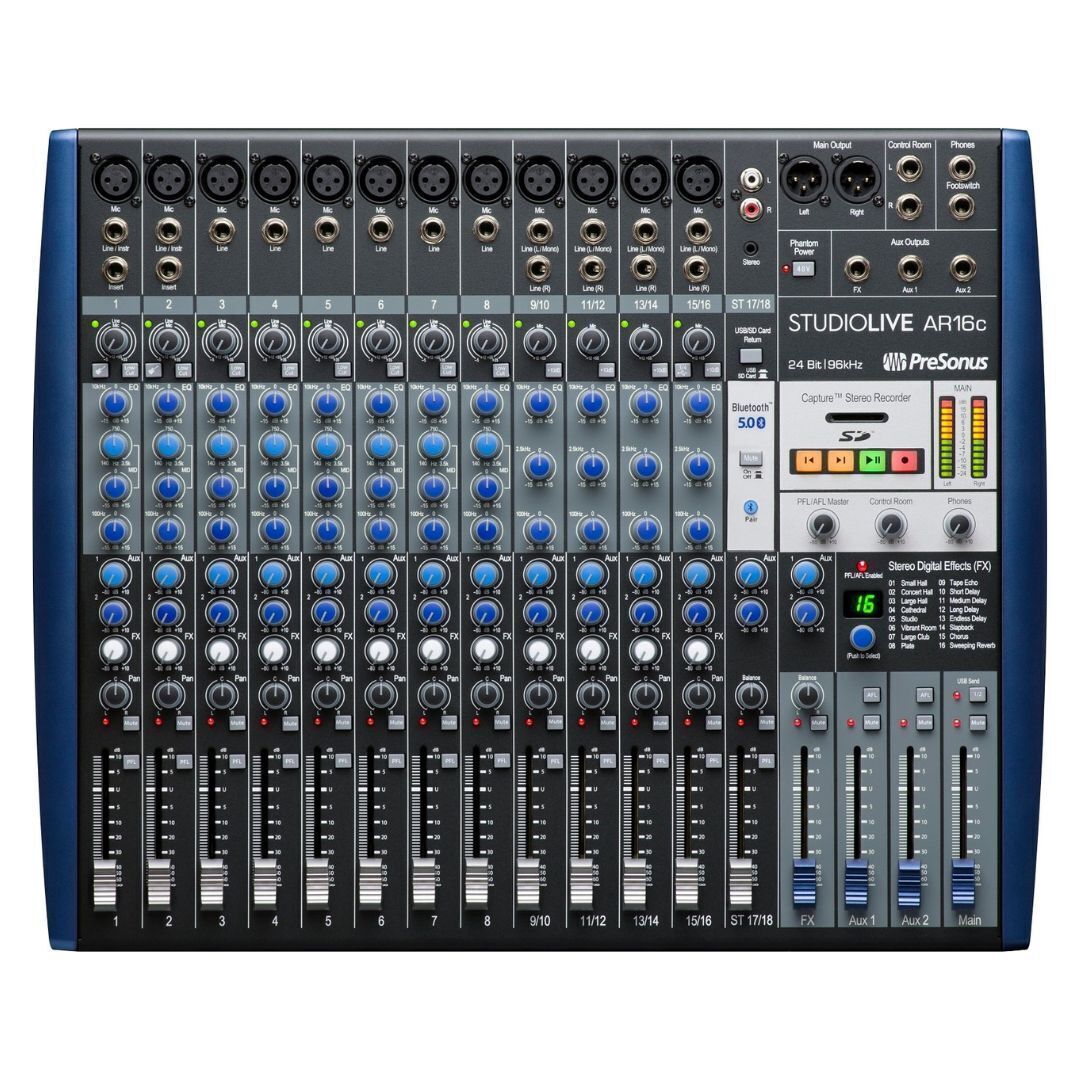 PreSonus StudioLive AR16c 18-Channel Analog Mixer
