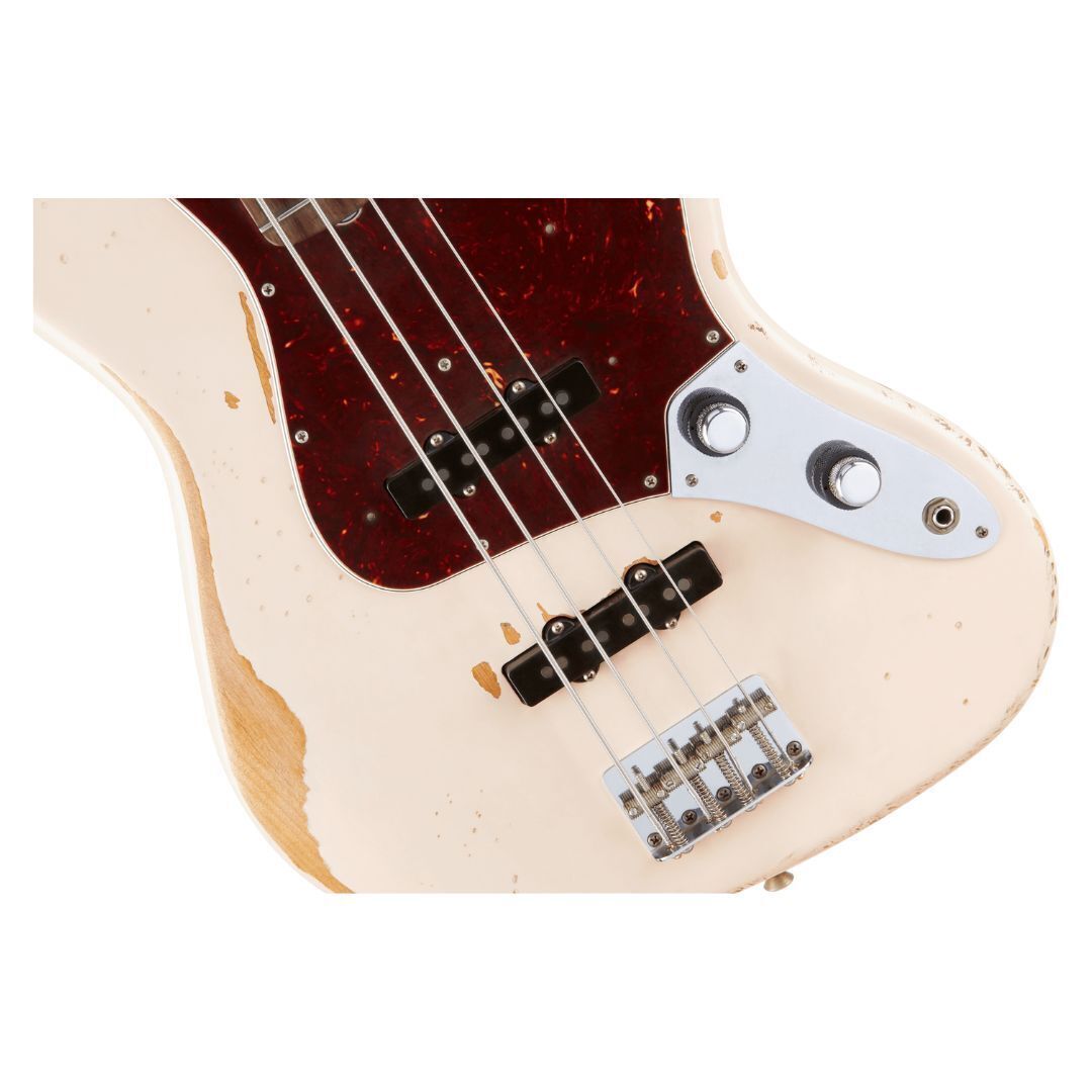 Fender Flea Jazz Bass, Rosewood Fingerboard, Roadworn Shell Pink