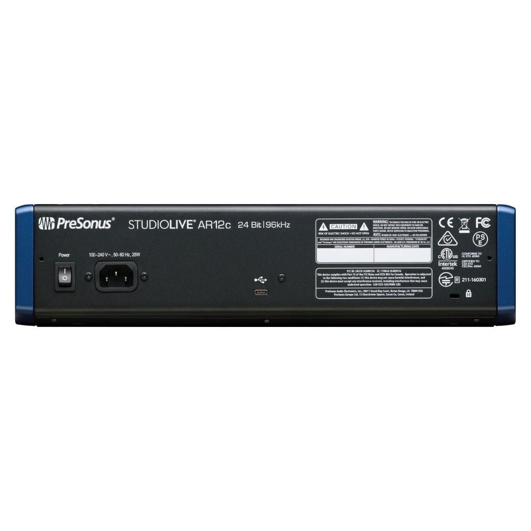 PreSonus StudioLive AR12c 12-Channel Analog Mixer