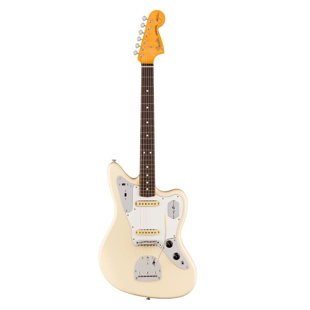 Fender Johnny Marr Jaguar, Rosewood Fingerboard - Olympic White