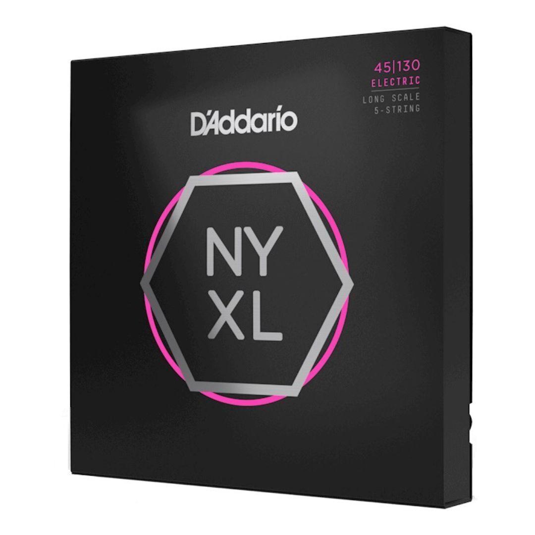 45-130 Regular Light 5-String, Long Scale, NYXL Bass Strings