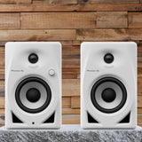 Pioneer DJ DM-50D 5-Inch Desktop Monitor Speakers with Fiberglass Woofer (White)