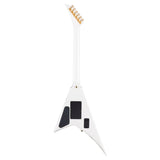 Jackson MJ Series Rhoads RR24MG Electric Guitar, White with Black Pinstripes