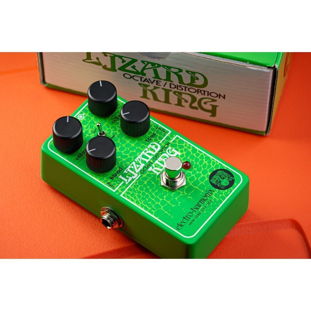 Electro-Harmonix Lizard King Octave Fuzz Pedal for Bass