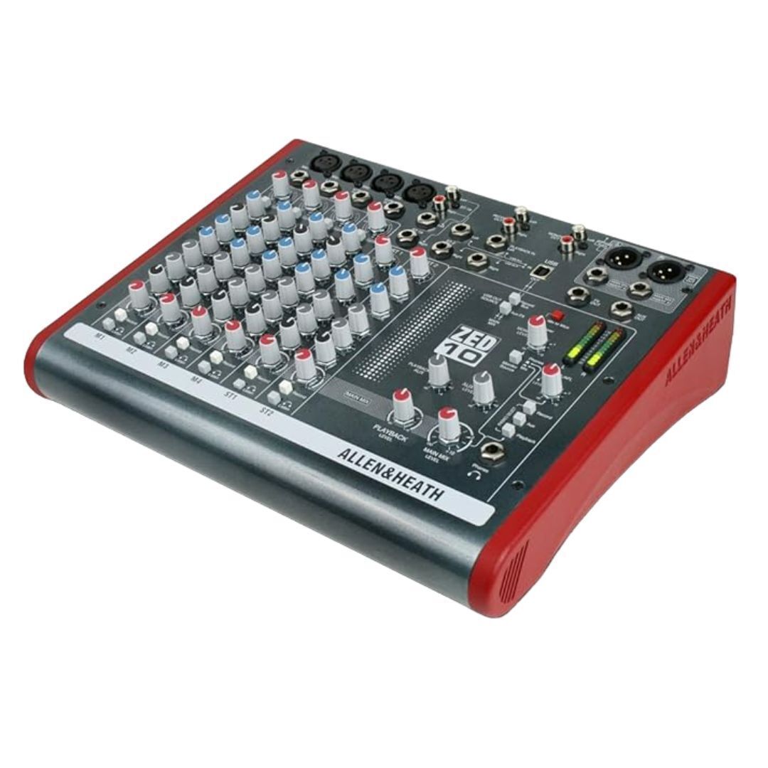 Allen & Heath ZED-10 10-channel Mixer with USB Audio Interface