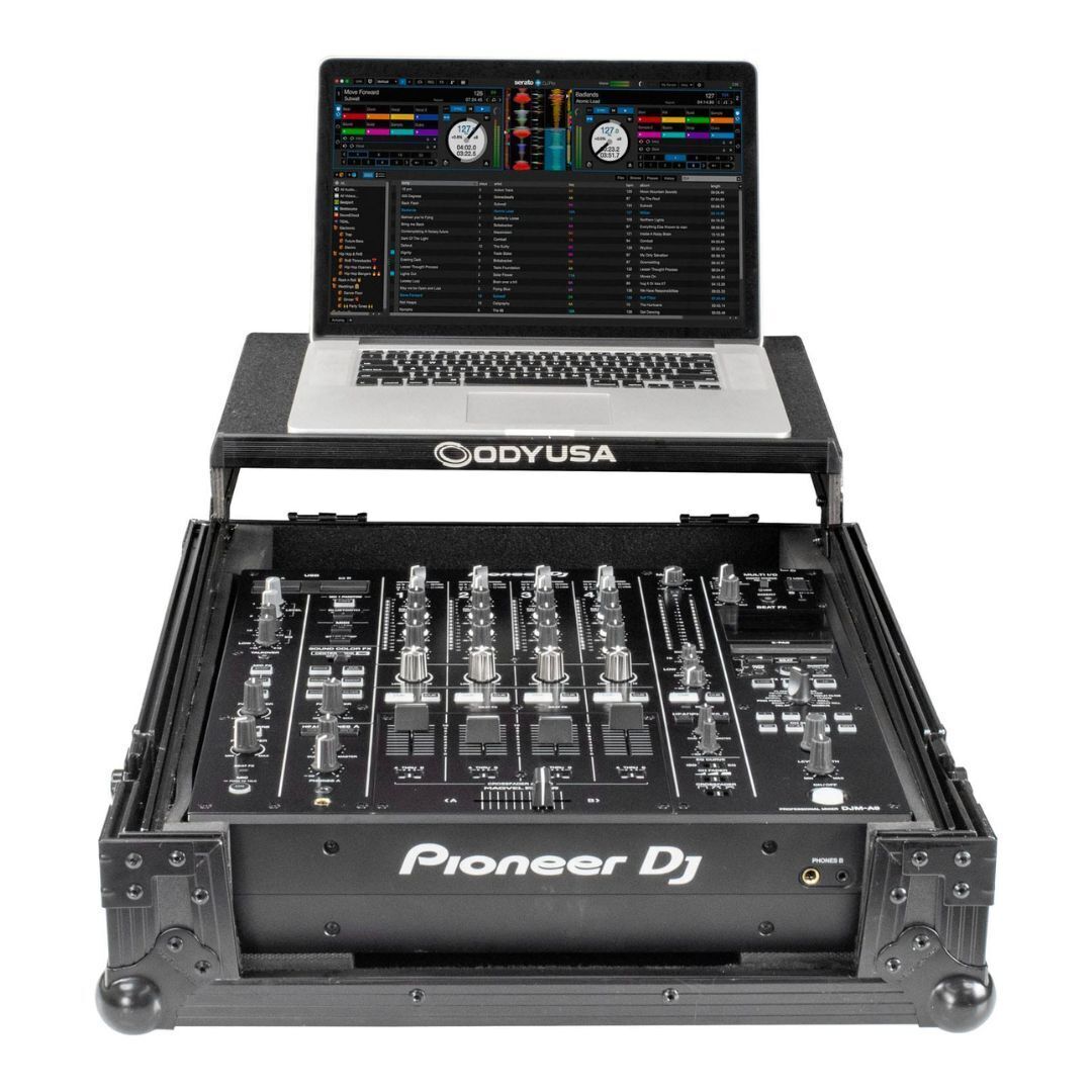 Odyssey Pioneer DJ DJM-A9 Black Label Flight Case with Laptop Platform