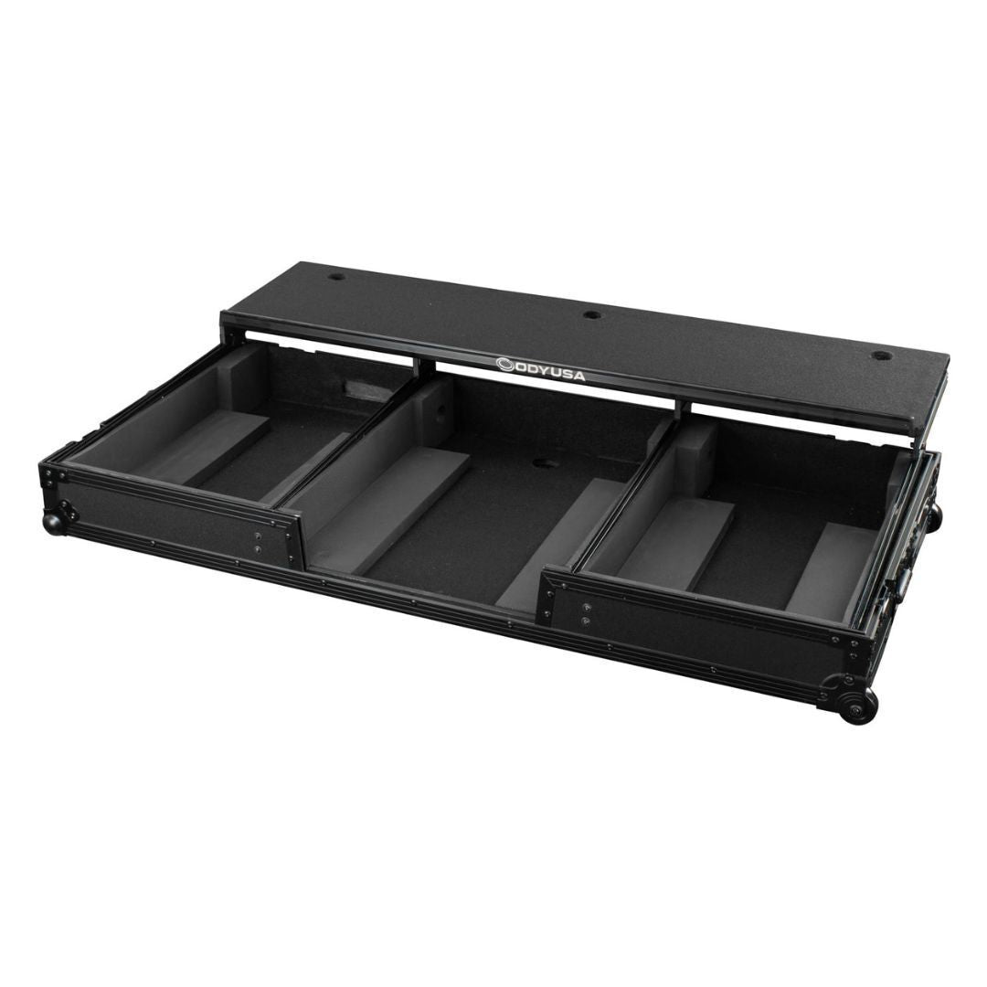 Odyssey Glide Style Black Label DJ Coffin Flight Case with Wheels